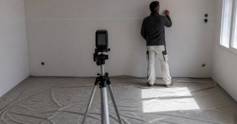 Illustration : Niveau laser : 2 lignes, 3 lignes, 360° ou rotatif — lequel pour votre chantier ?